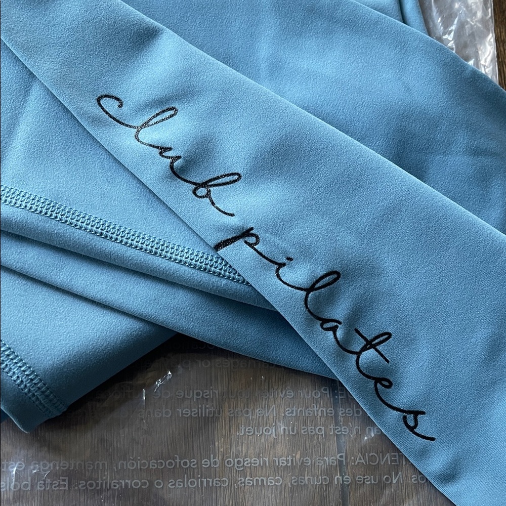 NWT TAVI Blue Club Pilates High Waisted 7/8 Tights, XS - Picture 2 of 3